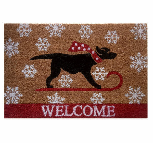 Holiday Dog Mat