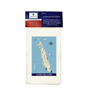Long Island Flour Sack Tea Towels. (Pack of 6)